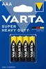 Varta SUPER HEAVY DUTY, Zink-Kohle Batterie, AAA, Micro, Produktbild-Vorschau 2