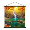 MuchoWow® Textilposter Steine - Baum - Wasserfall - Herbst Produktbild-Vorschau 1