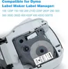 5x Pristar Etikettenband – Kompatibel mit Dymo D1 12mm x Produktbild-Vorschau 2