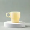 HOMLA PALLORA Glas mit Milchglasgriff gelb 0,25 l Produktbild-Vorschau 3