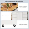 Sweiko Moderne Kücheninsel, Küchenschrank, Ausziehbarer Produktbild-Vorschau 19