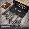 Hundehaarschere 10-in-1 Set, 7 Zoll, Schwarz Productafbeelding-voorbeeld