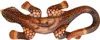 Gecko Manis 20 cm aus Holz, Wanddekoration Afrika, ASIEN, Holz-Gekko Produktbild-Vorschau