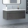 Waschtisch mit Unterschrank 100cm BERGEN Badmöbel Set Produktbild-Vorschau 1