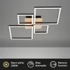 LED Deckenleuchte Dimmbar schwenkbar 44 W schwarz Produktbild-Vorschau 2