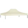 vidaXL Partyzelt-Dach 4x3 m Creme 270 g/m² Podgląd zdjęcia produktu 2