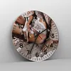 Wanduhr - Rund - Glasuhr - Sand Frau Schmuck - 40x40cm - Produktbild-Vorschau 4