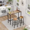 VEVOR Bartisch Bistrotisch Kneipentisch mit Metallrahmen, Produktbild-Vorschau 8