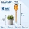 MasterLED sada 3 ks solární svítidla zahradní pochodně Náhled obrázku produktu 9