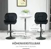 HOMCOM 2er-Set Barhocker höhenverstellbare Barstühle Produktbild-Vorschau 4