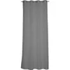 TOM TAILOR Transparenter Ösenvorhang CLEAN Grau 140 x 250 Produktbild-Vorschau 1