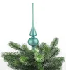 Christbaumspitze Echt Glas 26 x 6 cm Matt Glanz Produktbild-Vorschau 4