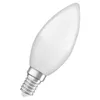 A single white LED light bulb with a silver base, shown against a white background. Produktbild-Vorschau