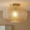 Lindby Deckenleuchte Hildur, Ø 25 cm, amber, Glas Produktbild-Vorschau 8