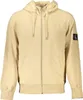 Beiges Herren-Kapuzen-Sweatshirt mit Reißverschluss aus Produktbild-Vorschau 1