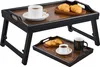 Two breakfast trays with coffee and croissants are displayed. Anteprima dell’immagine prodotto