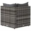 Set salotto da giardino con cuscini Poly Rattan Set di Anteprima dell’immagine prodotto 11