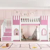 Letto a castello Sweiko 90 x 200 cm con scala con Anteprima dell’immagine prodotto 2