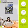 ARTland Leinwandbild Rittersporn Größe: 90x120 cm Produktbild-Vorschau 3