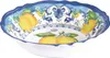 Suppenteller SORRENTO Zitronen D. 19cm weiß blau gelb aus Produktbild-Vorschau 1