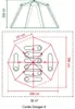 Kuppelzelt Cortes Octagon 8 Blackout (dunkelgrün) Produktbild-Vorschau 16