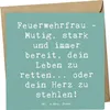 Mr. & Mrs. Panda Grußkarte Spruch Feuerwehrfrau Heldin - Produktbild-Vorschau 1