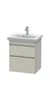 Waschtischunterbau DURASTYLE COMPACT 610x500x368mm nussbaum Produktbild-Vorschau 1
