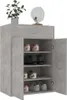 vidaXL Szafka na buty betonowa szara 60x35x84 cm materiał Podgląd zdjęcia produktu 16