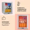 Klarstein Kühlschrank, Mini Kühlschrank mit Glastüre, Produktbild-Vorschau 4