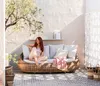 Dehner Lounge-Sofa Tulum, 3-Sitzer Sofa inkl. Polster, 208 Produktbild-Vorschau 6