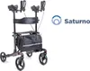 Moretti faltbarer Rollator mit 4 Rädern und einem Sitz Produktbild-Vorschau 2