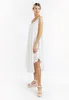 Vestido tipo slip para mujer, marca IDONY, color blanco, Vista previa de la imagen del producto 2