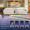 Čalúnená posteľ Flieks 180 x 200 cm s USB a konektorom Náhľad obrázku produktu 5