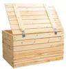 Grosse Holztruhe 80er Natur mit Deckel  80x50x39cm Produktbild-Vorschau 7