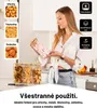Sada 4ks - Deco Haus Znovupoužitelný skleněný dózy s Náhled obrázku produktu 6