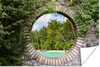 MuchoWow® Poster Durchblick - Palme - Tropen - Strand - Produktbild-Vorschau 1