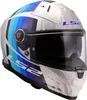 LS2 FF811 Vector II Freedom Helm, weiß/blau, L (59/60) Produktbild-Vorschau 7