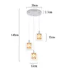 A diagram showing the dimensions of a pendant light fixture. Produktbild-Vorschau
