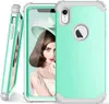 iPhone XR Hülle, LaimTop Heavy Duty 3 in 1 Hybrid Hart PC Produktbild-Vorschau 1