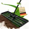 Theo&Cleo Rasenrakel Nivellierrechen mit Metallstiel, Produktbild-Vorschau 1