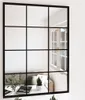 vidaXL Miroir mural noir 80x60 cm métal Voir les images du produit 10