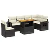 The Living Store 7-tlg. Garten-Sofagarnitur mit Kissen Produktbild-Vorschau 3