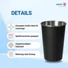 Bicchiere in acciaio inossidabile da 500 ml, modello Anteprima dell’immagine prodotto 2