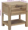 vidaXL Nachttisch mit Schublade 40x30x48 cm Akazie Produktbild-Vorschau 6