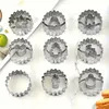 9-teiliges Linzer-Ausstecher-Set Edelstahl für Plätzchen, Produktbild-Vorschau 3