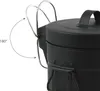 MSV Treteimer fur Bad/Toilette - schwarz - 3L - 17 x 26 cm Produktbild-Vorschau 3