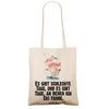 Mr. & Mrs. Panda Tote Bag Hase Skifahren - Transparent - Produktbild-Vorschau 3