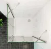 AICA 80x100x185cm 6mm ESG-glas Falttür Eckeinstieg Produktbild-Vorschau 3
