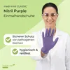 1000 "Medi-Inn® Classic" Handschuhe, Nitril puderfrei lila Produktbild-Vorschau 5