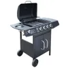 vidaXL Barbecue à gaz 4+1 flammes noir Voir les images du produit 7
